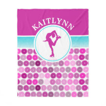 レトロの紫色はフィギュアスケート選手の女の子を一周します