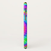 レトロの絞り染めのヒッピーサイケデリックな70s Case-Mate iPhoneケース (裏面/左)