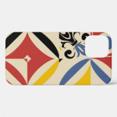 レトロの継ぎ目のないパタシンプルーン Case-Mate iPhoneケース (裏面 (横))