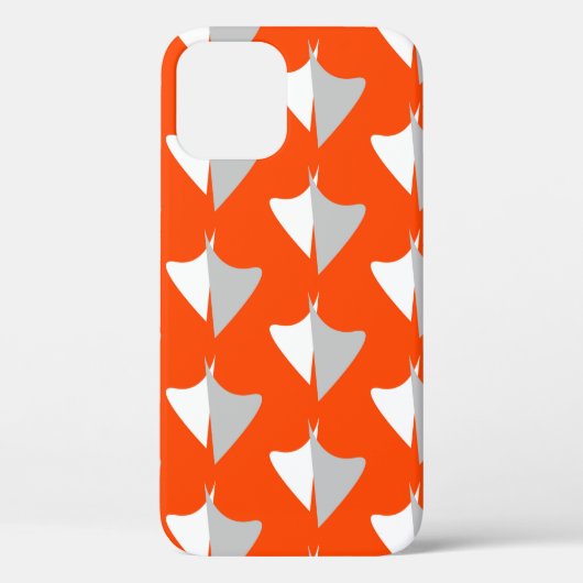 レトロの継ぎ目のないパターンの形状 Case-Mate iPhoneケース (裏面)