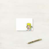 レトロの続きこま漫画の美しいのポスト・イット ポストイット (デスク上)