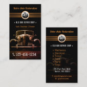 レトロの自動復元 |修理ショップエレガントブシン 名刺 (正面/裏面)