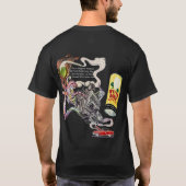 レトロの自動芸術 Tシャツ (裏面)
