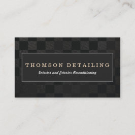 レトロの自動詳細と自動体の修市松模様に復 名刺