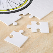 レトロの自転車 ジグソーパズル (側面)