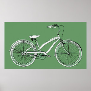 レトロの自転車 ポスター