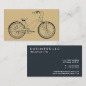 レトロの自転車 名刺 (正面/裏面)