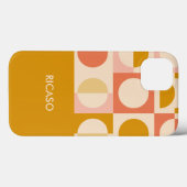 レトロの色のパタパーソナライズされたーン Case-Mate iPhoneケース (裏面 (横))