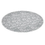 レトロの色の電話パターン カッティングボード (角)