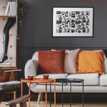 レトロの色の電話パターン