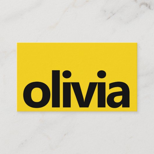 レトロの色はっきりしたとブランド名、色 名刺 (正面)