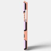 レトロの色パターパーソナライズされたンの大文字と小文字を区別するiPhone Case-Mate iPhoneケース (裏面 / 左)