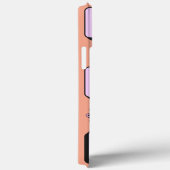 レトロの色パターパーソナライズされたンの大文字と小文字を区別するiPhone Case-Mate iPhoneケース (裏面 / 右)