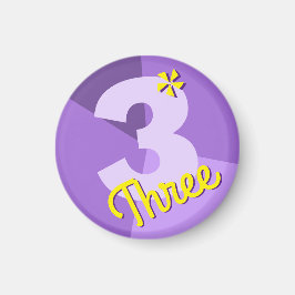 レトロの色ブロックプランナー番号 マグネット