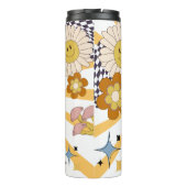 レトロの花とキノコ タンブラー (裏面)