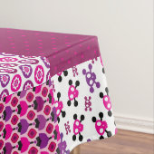 レトロの花のスカルの水玉模様 テーブルクロス (インサイチュ)