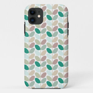 レトロの花のパターン(の模様が)あるな場合 iPhone 11 ケース
