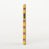 レトロの花の名前のパーソナライズ iPhoneケース (右側)