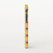 レトロの花の名前のパーソナライズ iPhoneケース (左側)