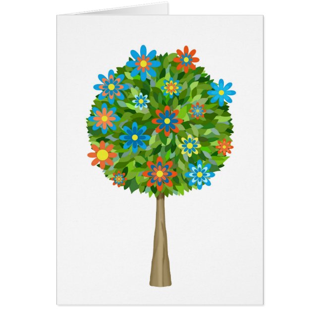 レトロの花の木 (正面)