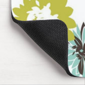 レトロの花の継ぎ目が無い マウスパッド (コーナー)