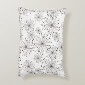 レトロの花の背景 アクセントクッション (裏面(縦))