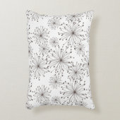 レトロの花の背景 アクセントクッション (正面(垂直))