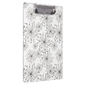 レトロの花の背景 クリップボード (右)