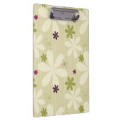 レトロの花の背景 クリップボード (右)