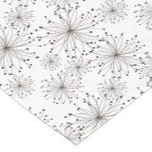 レトロの花の背景 ショートテーブルランナー (コーナー)