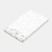 レトロの花の背景 ポストイット (アングル)