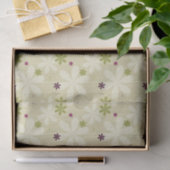 レトロの花の背景 薄葉紙 (ギフト)