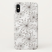 レトロの花の背景 Case-Mate iPhoneケース (裏面)