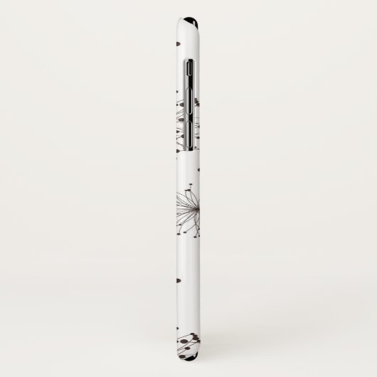 レトロの花の背景 Case-Mate iPhoneケース (裏面/左)