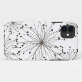 レトロの花の背景 Case-Mate iPhoneケース (裏面(横))