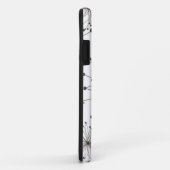 レトロの花の背景 Case-Mate iPhoneケース (裏面/右)