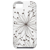 レトロの花の背景 Case-Mate iPhoneケース (裏面)