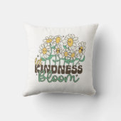 レトロの花は優しさ開花 クッション (裏面)