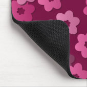 レトロの花パターンマウスパッド マウスパッド (コーナー)