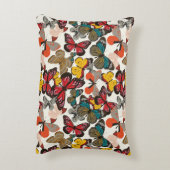 レトロの花パターン2 アクセントクッション (裏面(縦))