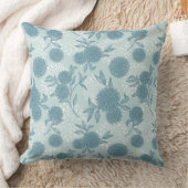 レトロの花パターン2 クッション (ブランケット)