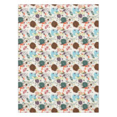 レトロの花パターン2 テーブルクロス (正面)