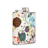 レトロの花パターン2 フラスク (右)