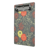 レトロの花パターン2 ミニクリップボード (アングル2)