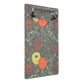 レトロの花パターン2 ミニクリップボード (アングル)