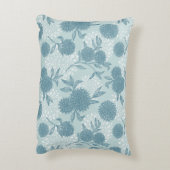 レトロの花パターン2 2 アクセントクッション (裏面(縦))