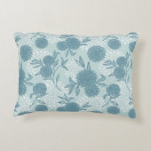 レトロの花パターン2 2 アクセントクッション (裏面)