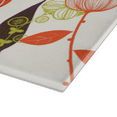 レトロの花パターン2 2 カッティングボード (角)