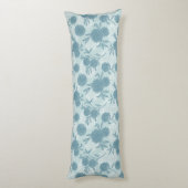 レトロの花パターン2 2 ボディピロー (裏面 (縦))