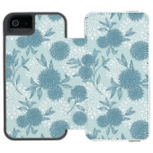 レトロの花パターン2 2 INCIPIO iPhoneウォレットケース (フォリオ Open)